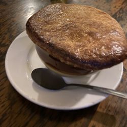 The Depot Sports Pub - Chicken Pot Pie with the lid on