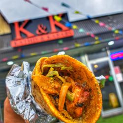 Indian Delight - CHICKEN TIKKA KATHI ROLL $9.95