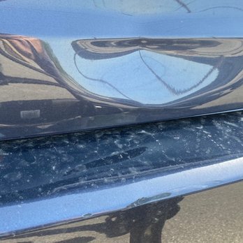 ModWash - Yes, the rear scrubber did this damage.  My car shook, and the wash stopped.  It's unfortunate ModWash claims no responsibility. - Car Wash Near Me - Hixson, Tennessee