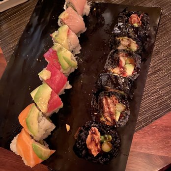 O-Ku - Rainbow roll & Black Widow - Sushi Bars Near Me - Raleigh, North Carolina O-Ku - Rainbow roll & Black Widow - Sushi Bars Near Me - Raleigh, North Carolina