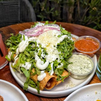 The Chicken Koop - Taquitos(3 or 5) Chicken or potato on Happy hour Monday-Friday - Chicken Shop Near Me - Downey, California