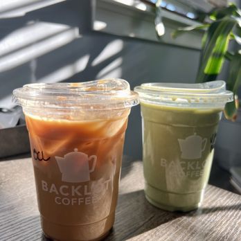 Backlot Coffee - Oatmeal cookie latte & vanilla mint matcha - Coffee & Tea Near Me - Chicago, Illinois