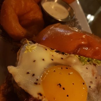 The State - Pig burger - New American Near Me - Redlands, California