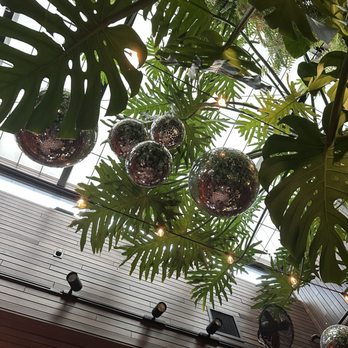 La Puerta - Disco balls above our table :) - Mexican Near Me - San Diego, California
