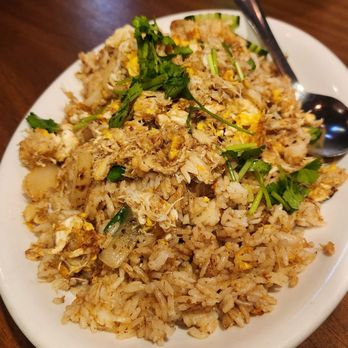 Siam Orchid Thai Restaurant - FRIED RICE ,egg,and onions. CRAB FRIED RICE 14.95 Stir-fried rice with crab meat, - Thai Near Me - Dublin, Ohio