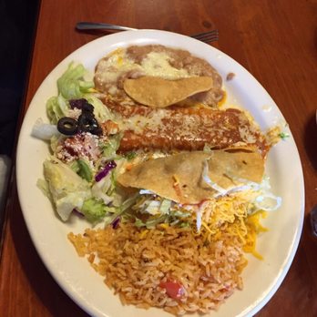 Caballo Blanco - The taco and enchilada combo plate. Can't go wrong - Mexican Near Me - Sacramento, California