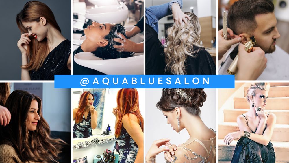 Aqua Blue Salon & Studios Logo