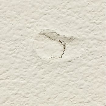 Mr Gomez Construction Inc - Before picture of small dent in the wall. - General Contractors Near Me