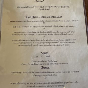 Sarah’s On the Square - Menu - American Near Me - Gainesville, Texas Sarah’s On the Square - Menu - American Near Me - Gainesville, Texas