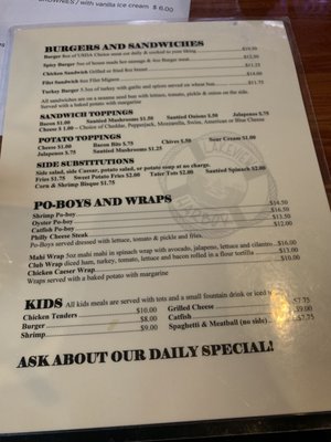 Menu photo 2 Lakeview Harbor New Orleans, LA