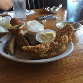 Fred's Fish House - This is the size of the fish - Seafood Near Me - Mountain Home, Arkansas