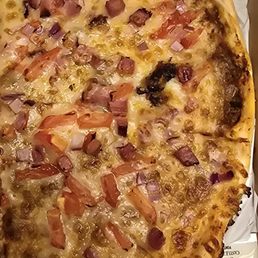 "Grilled Steak Chipotle" pizza. "Grilled Steak Chipotle" pizza.