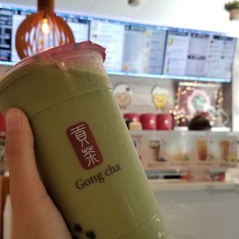 Gong Cha - Large matcha milk tea for ~$6.50 - Bubble Tea Near Me - Washington, DC, District of Columbia Gong Cha - Large matcha milk tea for ~$6.50 - Bubble Tea Near Me - Washington, DC, District of Columbia
