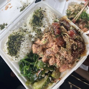 Jus' Poke - large poke - Hawaiian Near Me - Redondo Beach, California