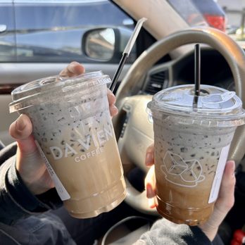 Da Vien Coffee - black sesame latte - Desserts Near Me - Westminster, California