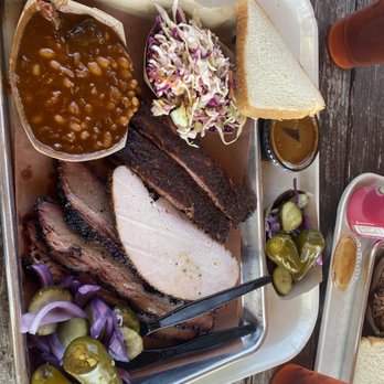 Killen's Barbecue - Three piece meal of deliciousness - Barbeque Near Me - Pearland, Texas