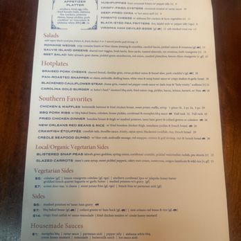 Screen Door Pearl District - Menu - Southern Near Me - Portland, Oregon