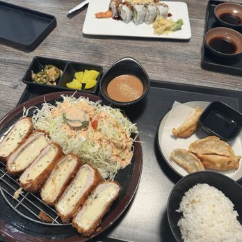 Hako - Cheese Tonkatsu combo with 4 pcs gyoza - Sushi Bars Near Me - Irvine, California Hako - Cheese Tonkatsu combo with 4 pcs gyoza - Sushi Bars Near Me - Irvine, California