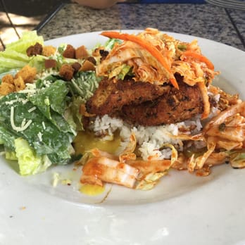 Three's Bar & Grill - Macadamia nut crusted chicken - Asian Fusion Near Me - Kihei, Hawaii Three's Bar & Grill - Macadamia nut crusted chicken - Asian Fusion Near Me - Kihei, Hawaii