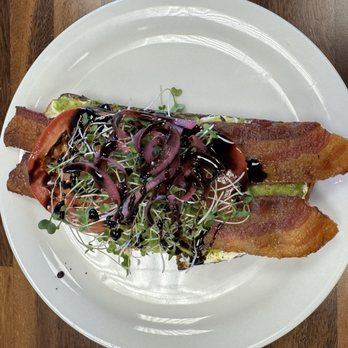 Kaffee Meister - Avocado toast with bacon - Coffee & Tea Near Me - Hayden, Idaho Kaffee Meister - Avocado toast with bacon - Coffee & Tea Near Me - Hayden, Idaho