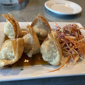 Chives Door County - Goat cheese chicken wontons - New American Near Me - Baileys Harbor, Wisconsin