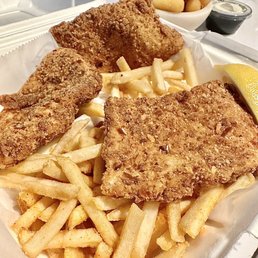 Whitefish and cheese curds