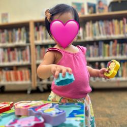 Casa Verdugo Library - Puzzles and toys from the children's section