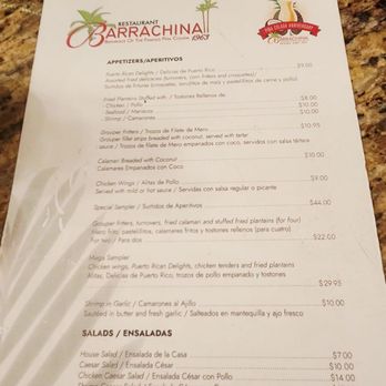 Barrachina - Food menu - Seafood Near Me - San Juan, Puerto Rico Barrachina - Food menu - Seafood Near Me - San Juan, Puerto Rico