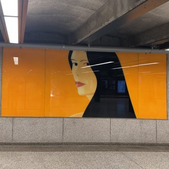 MTA - 57 St Subway Station - 57th St Subway Station (F) - Alex Katz "Metropolitan Faces" 2019, Mezzanine - Metro Stations Near Me - New York, New York MTA - 57 St Subway Station - 57th St Subway Station (F) - Alex Katz "Metropolitan Faces" 2019, Mezzanine - Metro Stations Near Me - New York, New York