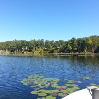 Panther Lake Camping Resort - Fishing on one of the rowboat rentals...well less fishing and more taking pictures of the killer views - Resorts Near Me - Andover, New Jersey
