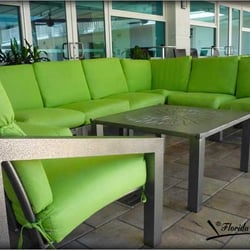Florida Patio's Millennium Cushion Set at The Plaza Hotel in Tampa, Fl