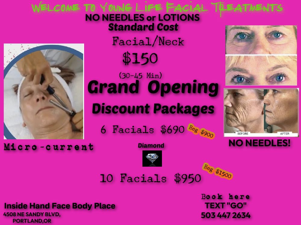Young Life Facial Treatment Logo
