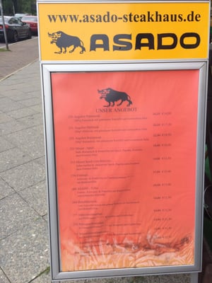 Menu photo 3 Asado Steakhaus Berlin, BE