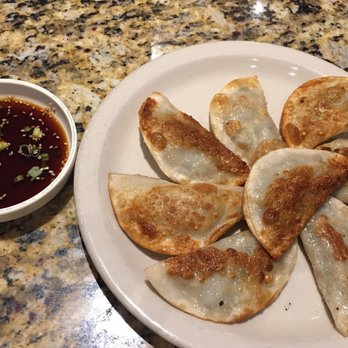 Arirang - Pan fried dumplings with soy sauce dipping sauce - Korean Near Me - Rockville, Maryland Arirang - Pan fried dumplings with soy sauce dipping sauce - Korean Near Me - Rockville, Maryland