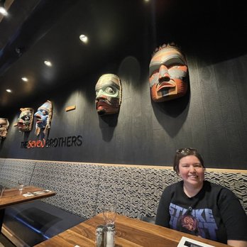 7 Cedars - In the restaurant wooden masks. - Casinos Near Me - Sequim, Washington