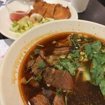 Mian - spicy beef noodle soup - Noodles Near Me - Costa Mesa, California Mian - spicy beef noodle soup - Noodles Near Me - Costa Mesa, California