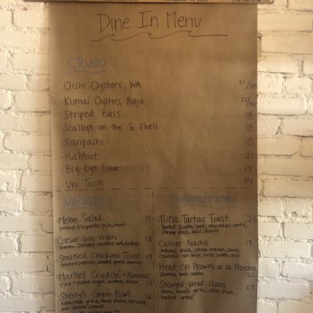 Crudo e Nudo - Menu - Seafood Near Me - Santa Monica, California