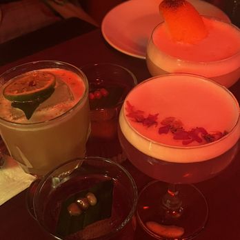 Soothr - Cocktails-DELONG STAR RUBY, ALL ABOUT AMETHYST, PEARL, DARA CITRINE - Thai Near Me - New York, New York