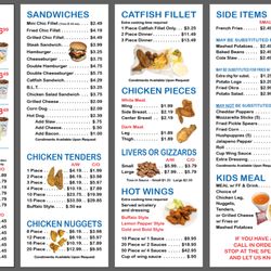 Big Chic Fried Chicken - This is a current menu 11/16/23