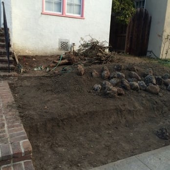 Andres' Garden Services - Start of work - Landscaping Near Me