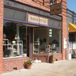Mangum Pottery - Our store front in Weaverville.