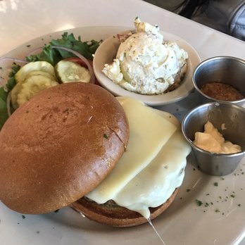 Side Door Cafe - Burger with sides. - New American Near Me - Gleneden Beach, Oregon