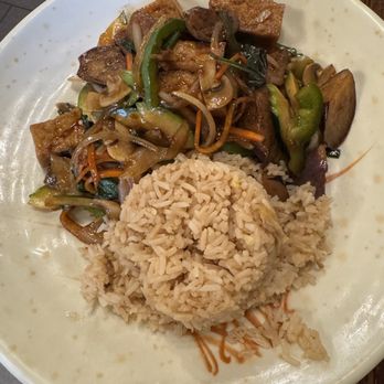 Monsoon Noodle House - Stir Fry Eggplant with Tofu and Fried Rice - Noodles Near Me - Spartanburg, South Carolina Monsoon Noodle House - Stir Fry Eggplant with Tofu and Fried Rice - Noodles Near Me - Spartanburg, South Carolina