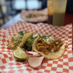 El Recreo - Three small tacos