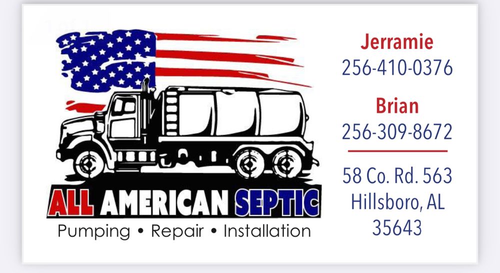 Slide of All American septic