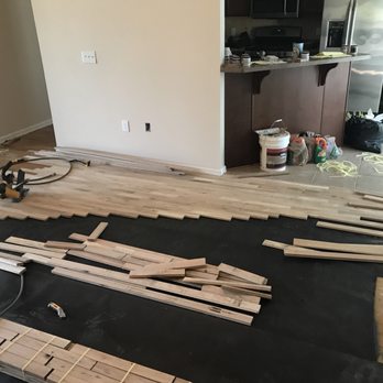 123 Floors - Lace in and entire room sanded it all and it looks like it was always there - Flooring Near Me - Dallas, Georgia
