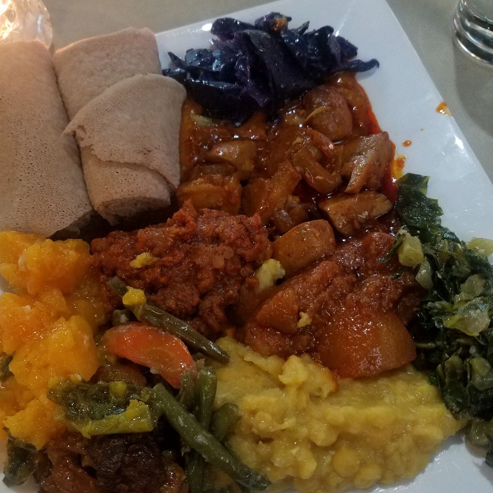 Selam Vegan - Bits and pieces of everything from the $18 buffet - Ethiopian Near Me - Toronto, Ontario Selam Vegan - Bits and pieces of everything from the $18 buffet - Ethiopian Near Me - Toronto, Ontario