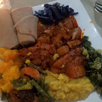 Selam Vegan - Bits and pieces of everything from the $18 buffet - Ethiopian Near Me - Toronto, Ontario