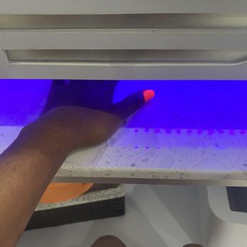 Radiant Nail Spa - Drying my nails - Nail Salons Near Me - Boynton Beach, Florida
