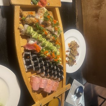 Bonsai Sushi - Left to right. Sexy Wallace roll, doctor, Matt's, centipede, salmon rolls, pink lady. Crab Rangoon - Sushi Bars Near Me - Wesley Chapel, Florida Bonsai Sushi - Left to right. Sexy Wallace roll, doctor, Matt's, centipede, salmon rolls, pink lady. Crab Rangoon - Sushi Bars Near Me - Wesley Chapel, Florida